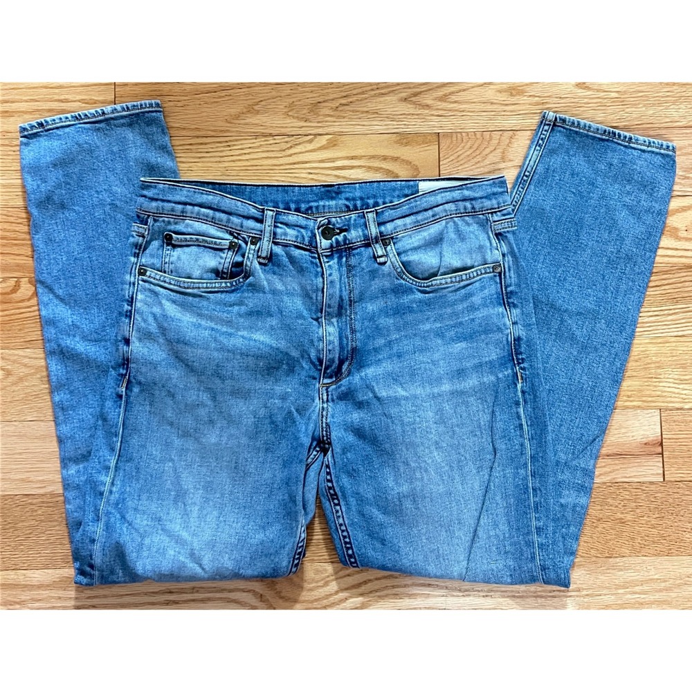 Rag & Bone Fit 2 Slim Jeans Gab Wash Medium Blue Denim 33x30